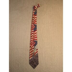 Steven Harris Necktie Hand Made USA American Flag We The People‎ Patriotic